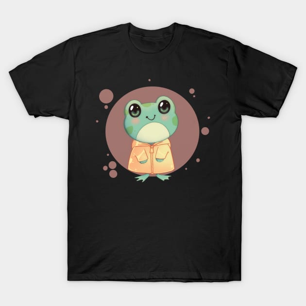 Rainy froggo day T-Shirt by Itsacuteart